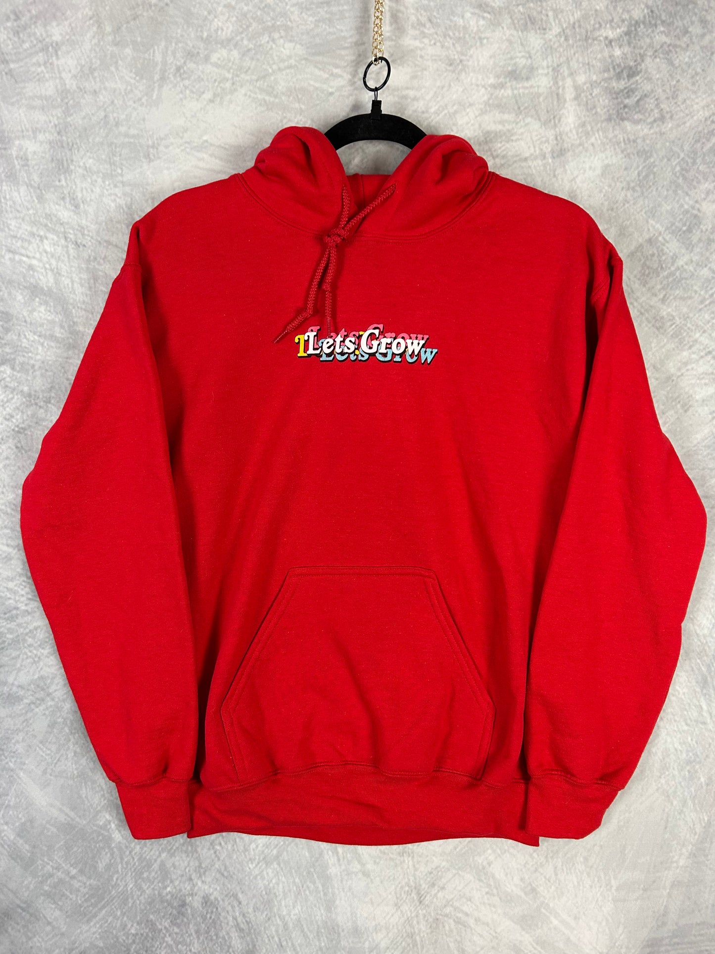 Flower Power Premium Red Hoodie (Small)