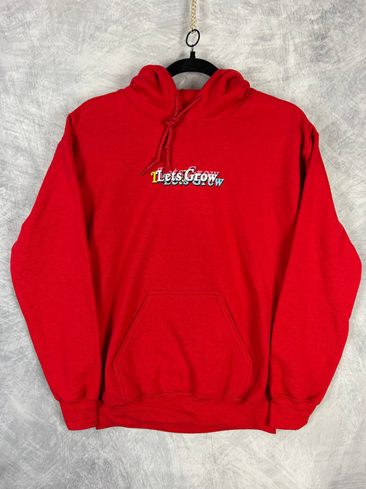 Flower Power Premium Red Hoodie (Small)