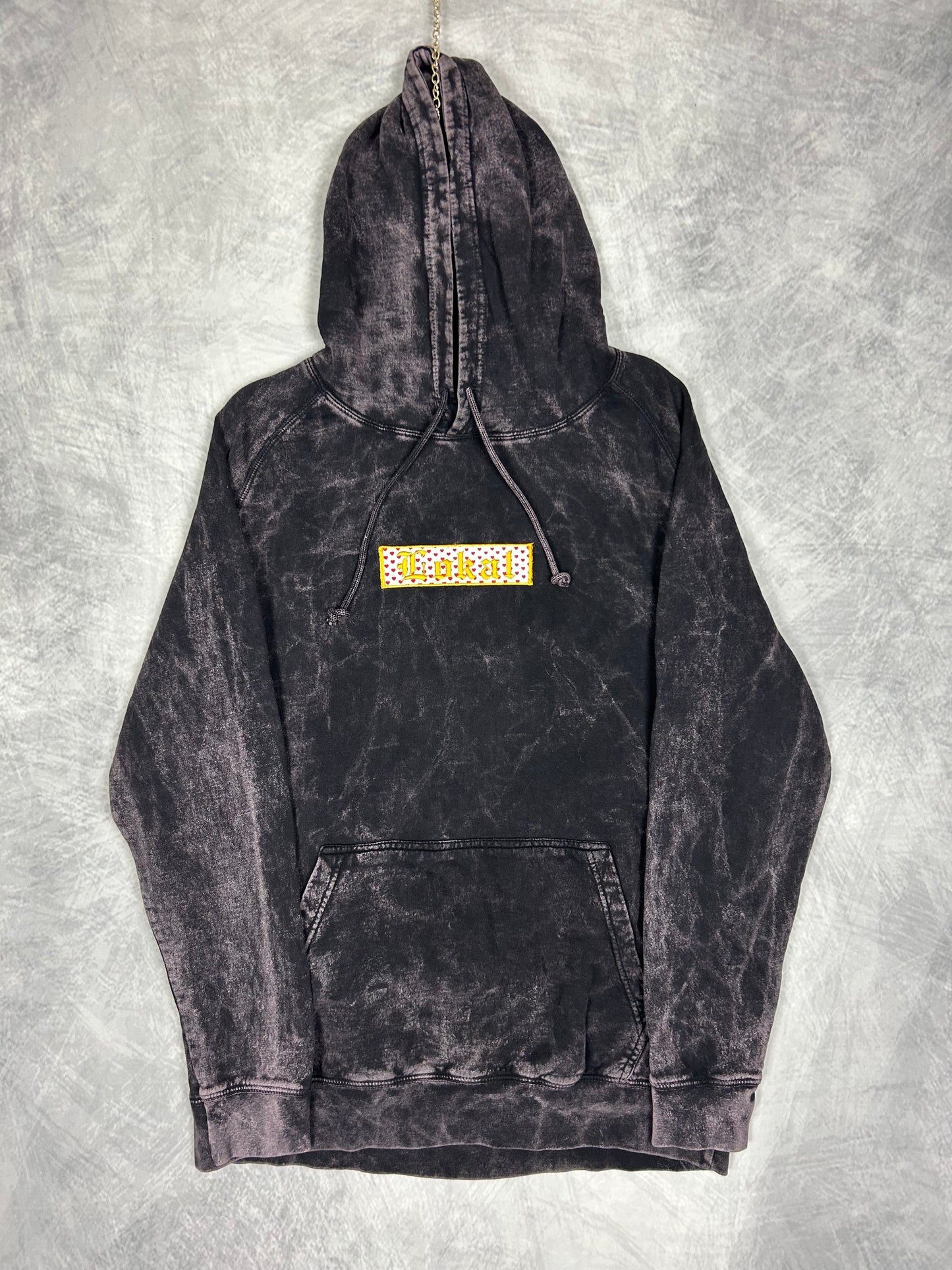 Stonewash Black Lokal Lovers Hoodie *Size XL