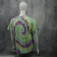 Yellow Purple Future Wave Purple Green Tie Dye