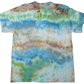 Blue White Future Wave Blue Green Tie Dye