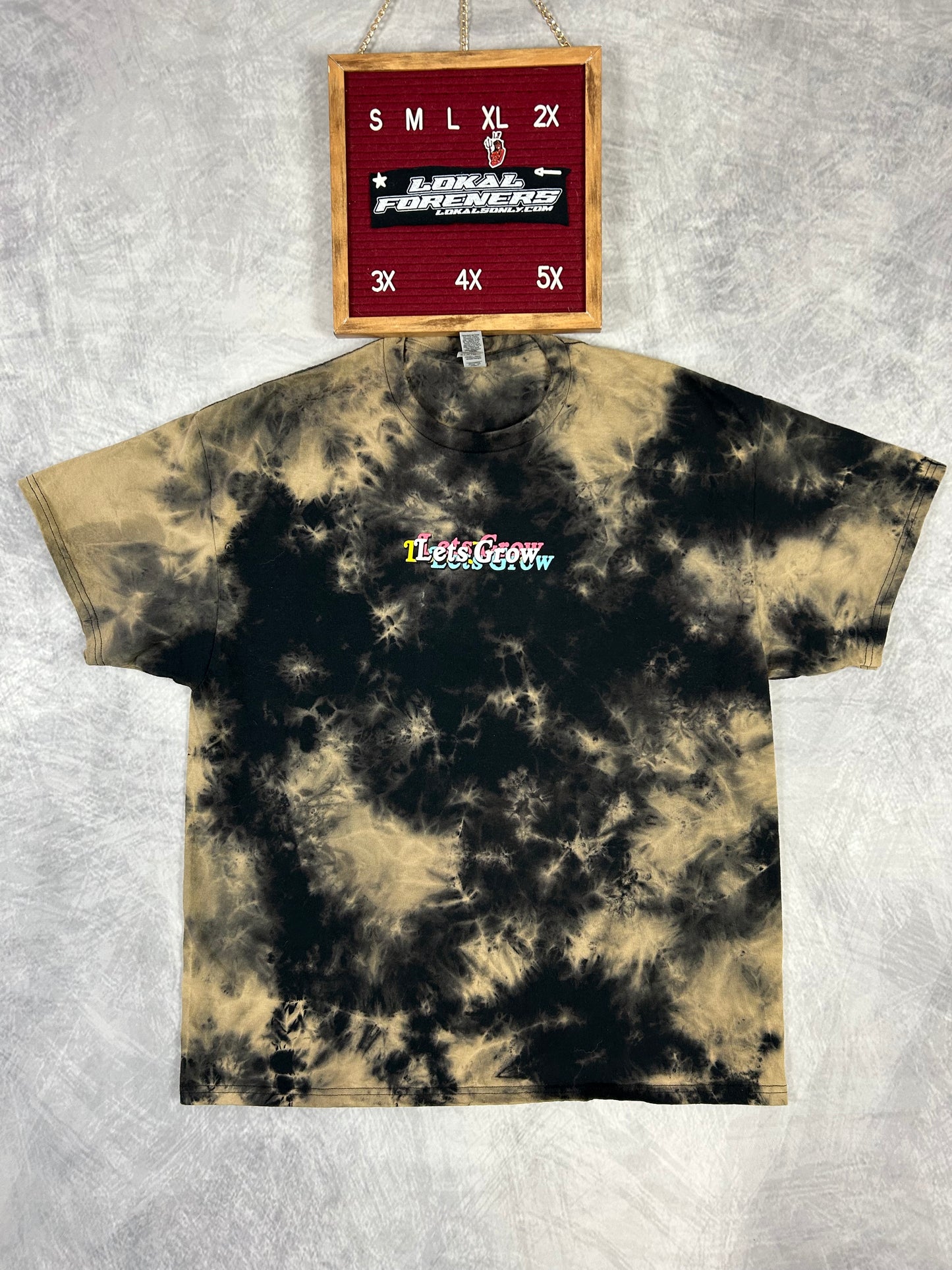 Flower Power Acid Wash T (XL)