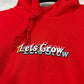 Flower Power Premium Red Hoodie (Small)