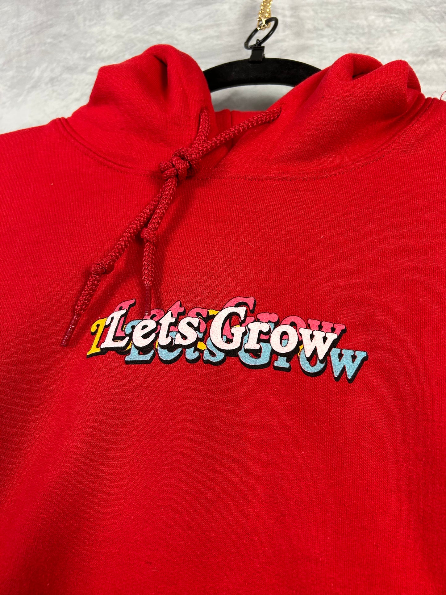 Flower Power Premium Red Hoodie (Small)